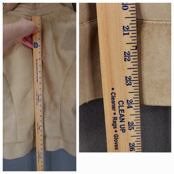 Inc International Concepts PM Faux Fur Jacket Womens Camel Lavish WC Embroidered - Picture 6 of 14